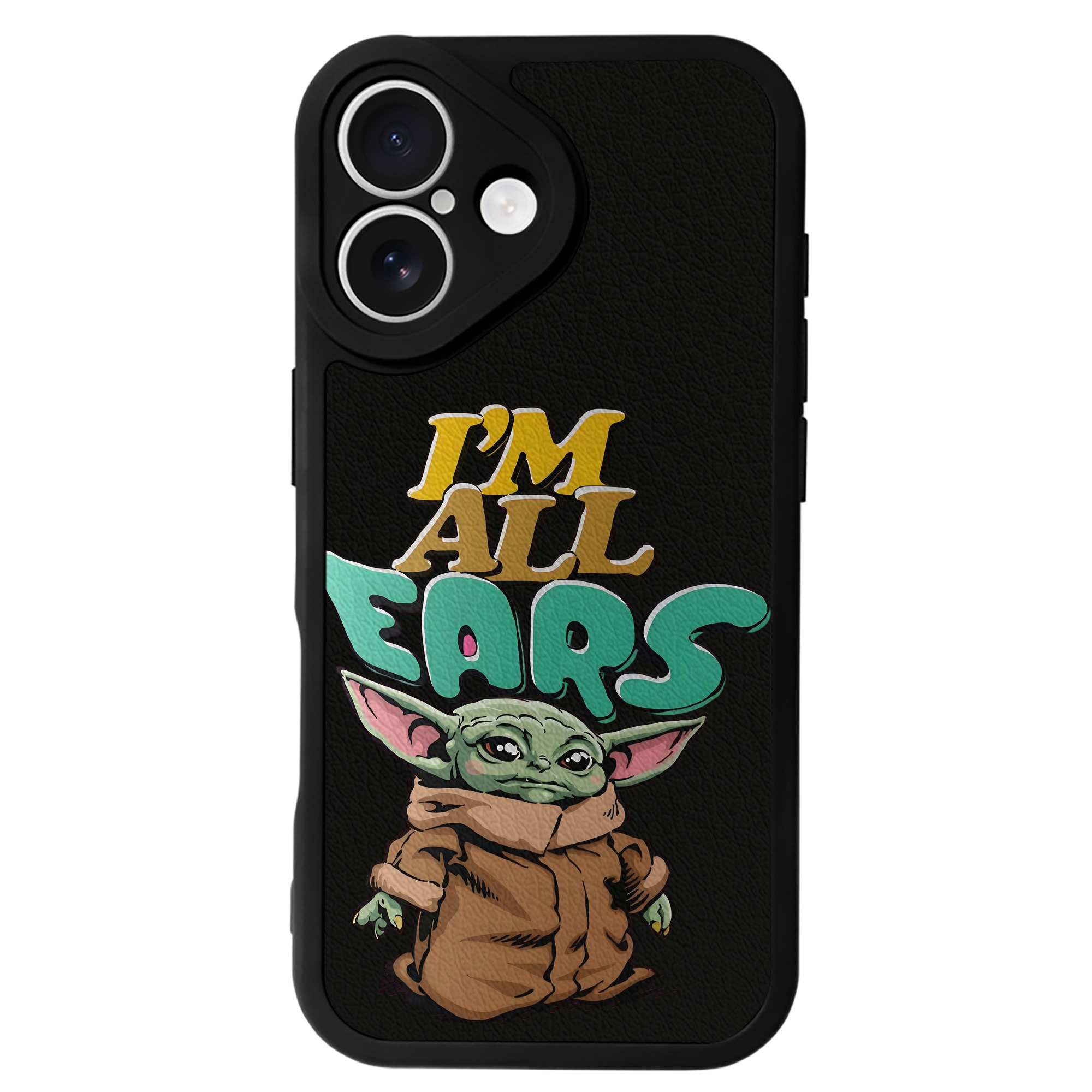 （画像用） スター・ウォーズ Star Wars 【iPhone 16シリーズ対応】シリコンスマホケース（レザー調） 材質：シリコン